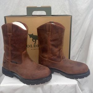 Golden Fox 12236WP Waterproof Pull On Wellington Wedge Lightweight Outsole